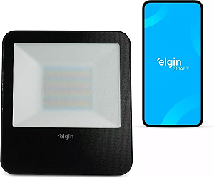 Projetor Led Inteligente 50W RGBW - ELGIN - 48RPLEDWIFI5