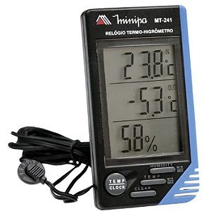 Relógio Termo-Higrômetro - MT-241 - MINIPA