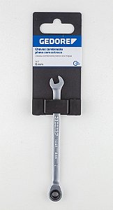 Chave Combinada Plana Com Catraca - 9R-6MM - GEDORE
