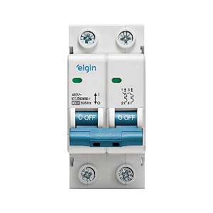 Mini disjuntor 2 polos  20A - ELGIN - JO-1073