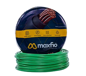 Cabo Elétrico Flex 1,5MM Verde 450/750V  NBR427 100M - F0040102 - MAXFIO