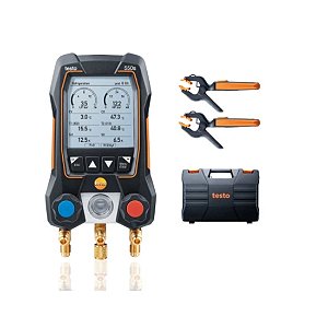 Smart Kit testo 550s - Manifold digital inteligente c/ sondas de temperatura - 0564 5502 - TESTO