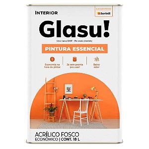 TINTA PAREDE (A) ECONO. GLASU PINTURA ESSENCIAL BRANCO 18,0L LT SUVINIL