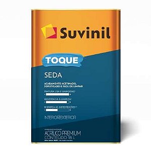 TINTA PAREDE (C) PREMI.TOQUE SEDA BRANCO ACETINADO 18L LT SUVINIL