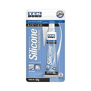 SILICONE ACETICO INCOLOR 50G TEKBOND