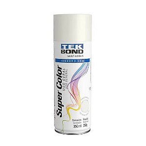 SPRAY TEKBOND BRANCO BRILHANTE USO GERAL 350 ML/250G