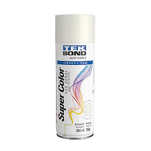 SPRAY TEKBOND BRANCO BRILHANTE USO GERAL 350 ML/250G