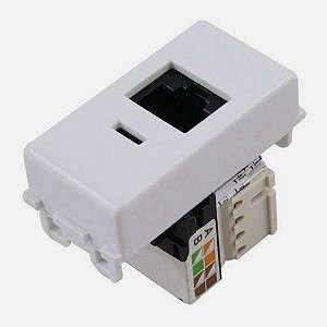 MODULO LIZ/LUX2 TOMADA RJ 45 (CAT 6) BRANCA