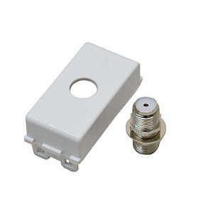 MODULO LIZ/LUX2 TOMADA TV SAT BRANCO