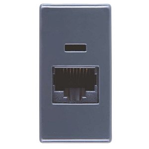 MODULO LIZ /LUX  RJ11 TELEFONE GRAFITE TRAMONTINA