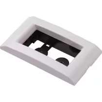 PLACA CJ MODULO LIZ/LUZ 1P P/MOVEIS BRANCO
