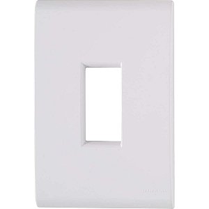 PLACA LIZ 4X2 1P VERTICAL BRANCO TRAMONTINA