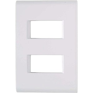 PLACA LIZ 4X2 2P AFASTADAS BRANCO TRAMONTINAA
