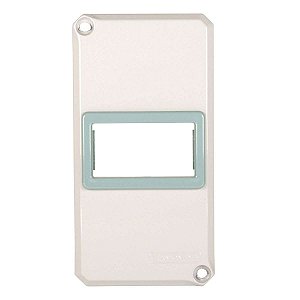 TAMPA CONDULETE 1" 1P HORIZONTAL MODULO LIZ/LUX S/P TRAMONTINA