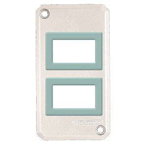 TAMPA CONDULETE 1" 2P HORIZONTAL MODULO LIZ/LUX  S/P TRAMONTINA