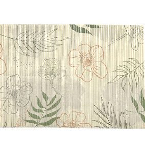 PASSADEIRA TROP. 43CM FLORAL DELICADO METRO KAPAZI