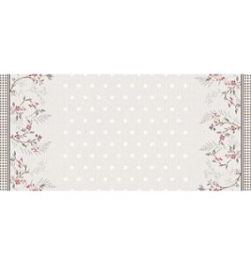 TOALHA MESA PRIME 0,32MM JARDIM FLORIDO 1,37M X METRO KAPAZI