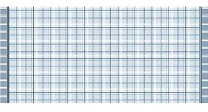 TOALHA MESA PRIME 0,32MM XADREZ AZUL 1,37M X METRO KAPAZI