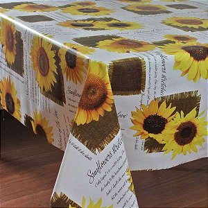 TOALHA MESA SUPER TERMICA SUNFLOWER 1,40M X METRO PLASTCO