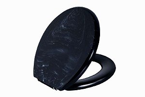 ASSENTO ALMOFADADO OVAL MAMORIZADO PRETO ASTRA TPK/AS*PR-MM