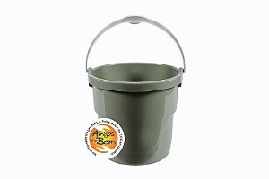 BALDE PLASTICO 8 LITROS OLIVA VERDE ASTRA