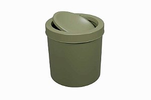 CESTO MULTIUSO C/TAMPA BASCULANTE 6L VERDE OLIVA ASTRA