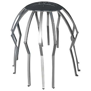 GRELHA CALHA HEMISFERICA ASTRA