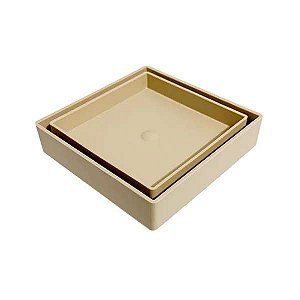 RALO OCULTO QUADRADO 10X10 BEGE ASTRA RO10*BG