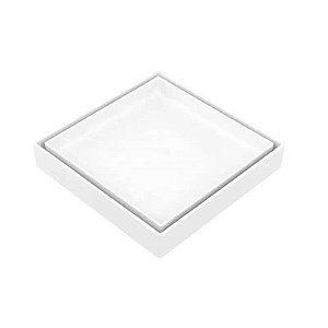 RALO OCULTO QUADRADO 10X10 BRANCO ASTRA RO10*BR