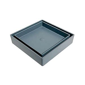 RALO OCULTO QUADRADO 10X10 CINZA ASTRA RO10*CZ