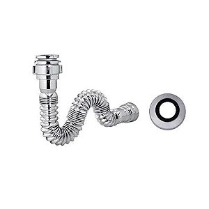 SIFAO SIMPLES CROMADO COM CANOPLA