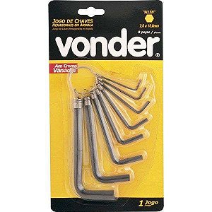 CHAVE ALLEN JG 2 A 10MM ARGOLA CRV VONDER