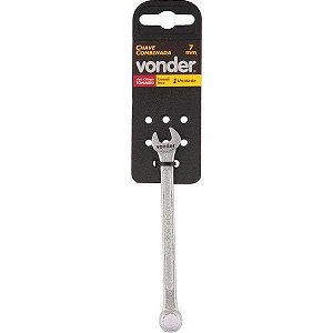 CHAVE COMBINADA 07MM CRV ENC VONDER
