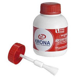 COLA TUBO PVC 175G C/ PINCEL KRONA