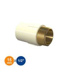 CONECTOR MACHO CPVC AGUA QUENTE 15MMX1/2