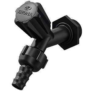 TORNEIRA PARA JARDIM SLIM - PRETA/PRETA KRONA