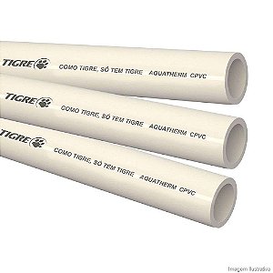 TUBO CPVC AGUA QUENTE 22MM 3/4´´ 3M