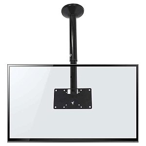 SUPORTE TV (D) TETO C/GIRO E INCLINACAO 19" A 56" - PRETO MULTIVISAO