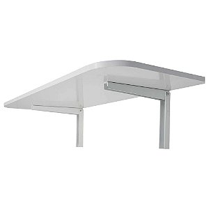 MESA DOBRAVEL COM SUPORTE 100 X 50 CM  BRANCA MULTIVISAO