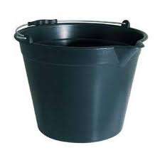 BALDE PLASTICO 12L THOMPSON PRETO