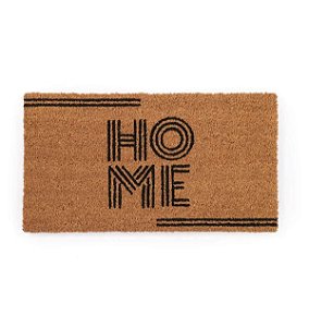 TAPETE DE ENTRADA FIBRA DE COCO HOME DISCO 60X33CM KAPAZI