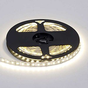 FITA LED 12V 120 LEDS 2835 SUPER BRILHO 4000K 5 METROS BRANCO NEUTRO GAYA 9373