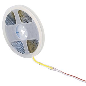 FITA LED 12V COB 3000K 5 METROS 9W GAYA 1133