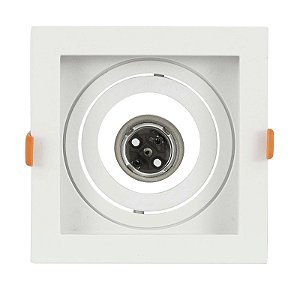 SPOT EMBUTIR PAR20 BRANCO C/SOQ E27 13X13X4,35CM GAYA 8252
