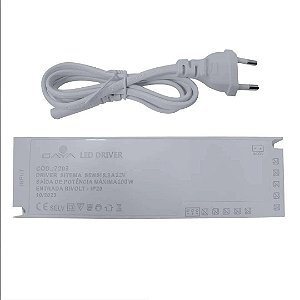 FONTE FITA LED 12V SENSI 10A 100W GAYA 7203