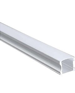 PERFIL LED SOBREPOR 3 METROS 17,6 X 14,5 MM BRANCO POP
