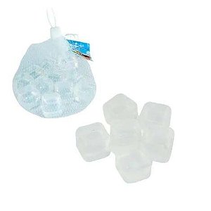 CUBO DE GELO ARTIFICIAL 12 PEÇAS TRANSPARENTE