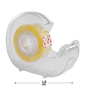 FITA ADESIVA 18MM X 25M COM SUPORTE