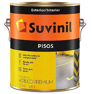 TINTA PISO SUVINIL CINZA GL 3,6L