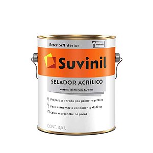 SELADOR ACRILICO SUVINIL 3,6LT